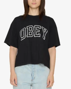 Best COLLEGIATE OBEY RAEGAN T-SHIRT Women T-Shirts