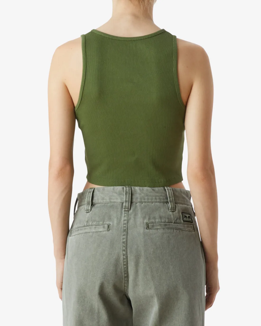 Sale CROSS STITCH RIB TANK Women T-Shirts