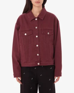 Discount DARLA OVERSIZED TRUCKER Women Jackets|Denim