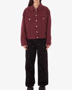 Discount DARLA OVERSIZED TRUCKER Women Jackets|Denim