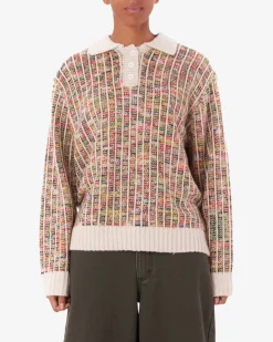 Clearance DELPHINE POLO SWEATER Women Sweaters