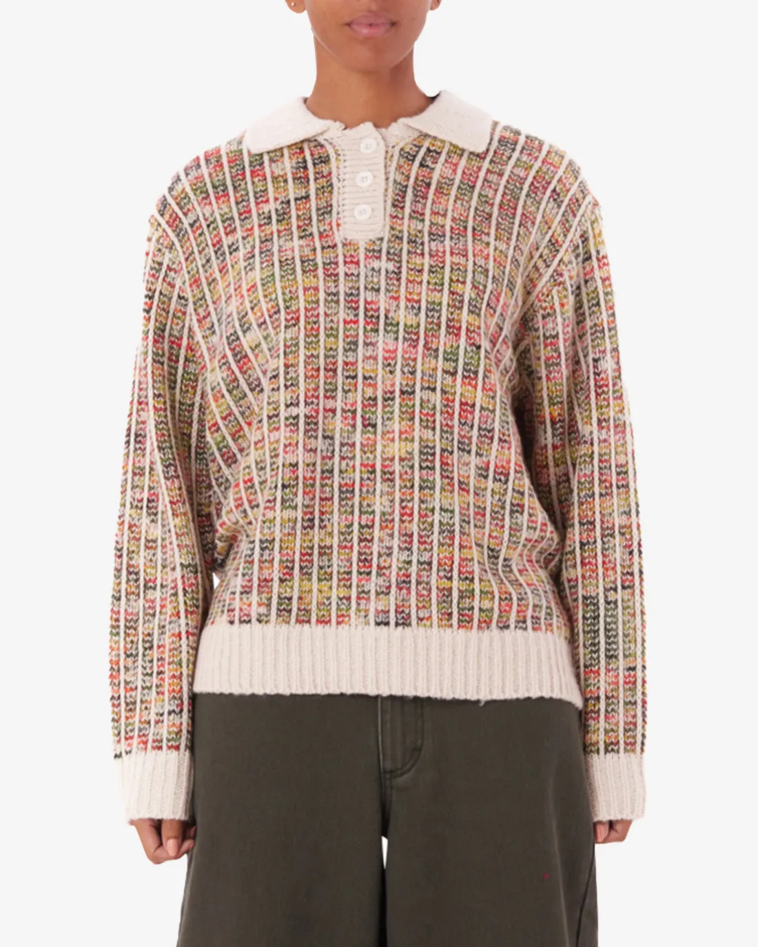 Clearance DELPHINE POLO SWEATER Women Sweaters