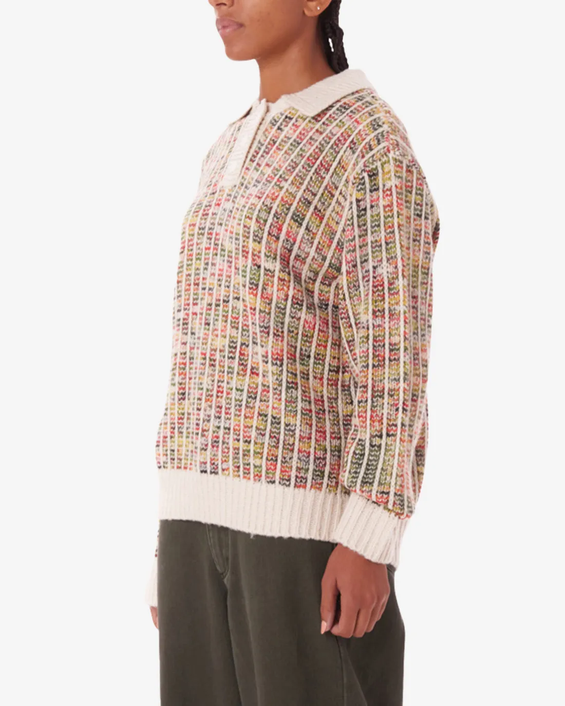 Clearance DELPHINE POLO SWEATER Women Sweaters