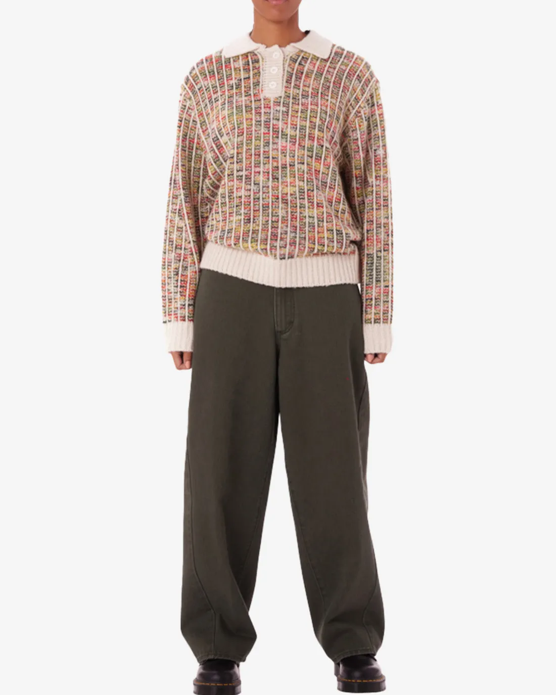 Clearance DELPHINE POLO SWEATER Women Sweaters