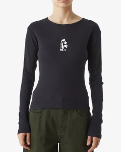 New DROOPING FLOWERS LS EMILY T-SHIRT Women T-Shirts