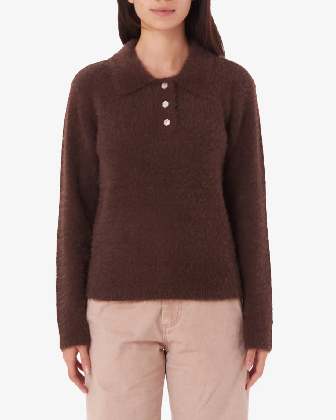 Fashion ESME POLO SWEATER Women Sweaters