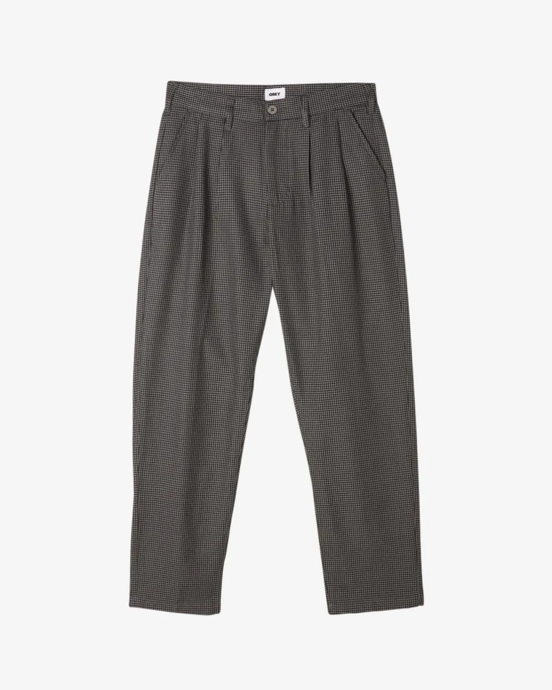 Fashion FUBAR HOUNDSTOOTH PLEATED PANT Pants