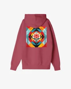 Hot GEOMETRIC POWER CANVAS PREMIUM PULLOVER Pullover Hood