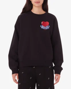 Hot HEART CREWNECK Women Sweatshirts
