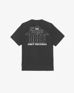 Outlet HOUSE OF OBEY RECORDS HEAVYWEIGHT T-SHIRT Heavyweight