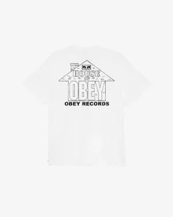 Outlet HOUSE OF OBEY RECORDS HEAVYWEIGHT T-SHIRT Heavyweight