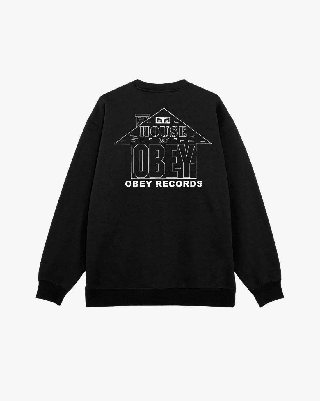 Best HOUSE OF OBEY RECORDS PREMIUM CREWNECK Crew