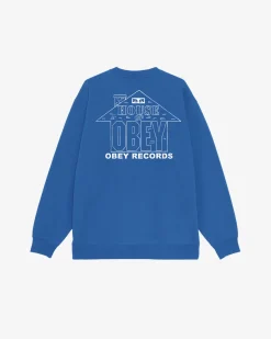 Best HOUSE OF OBEY RECORDS PREMIUM CREWNECK Crew