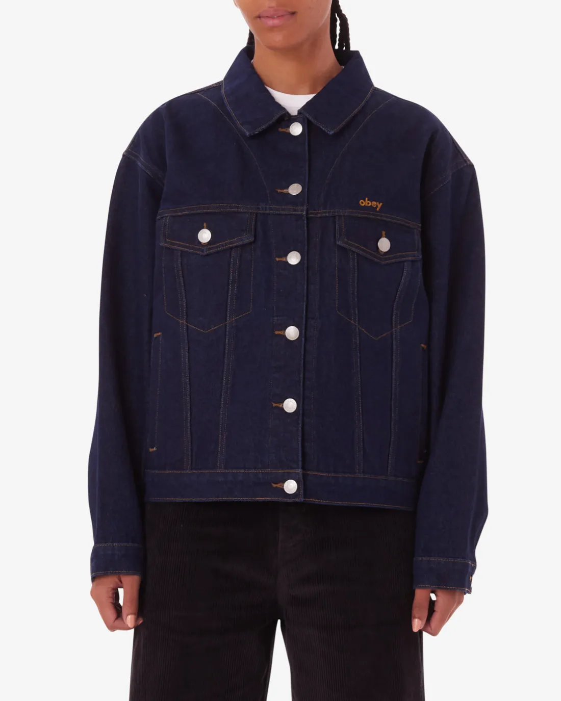 Hot JUNIPER OVERSIZED TRUCKER Women Denim|Jackets