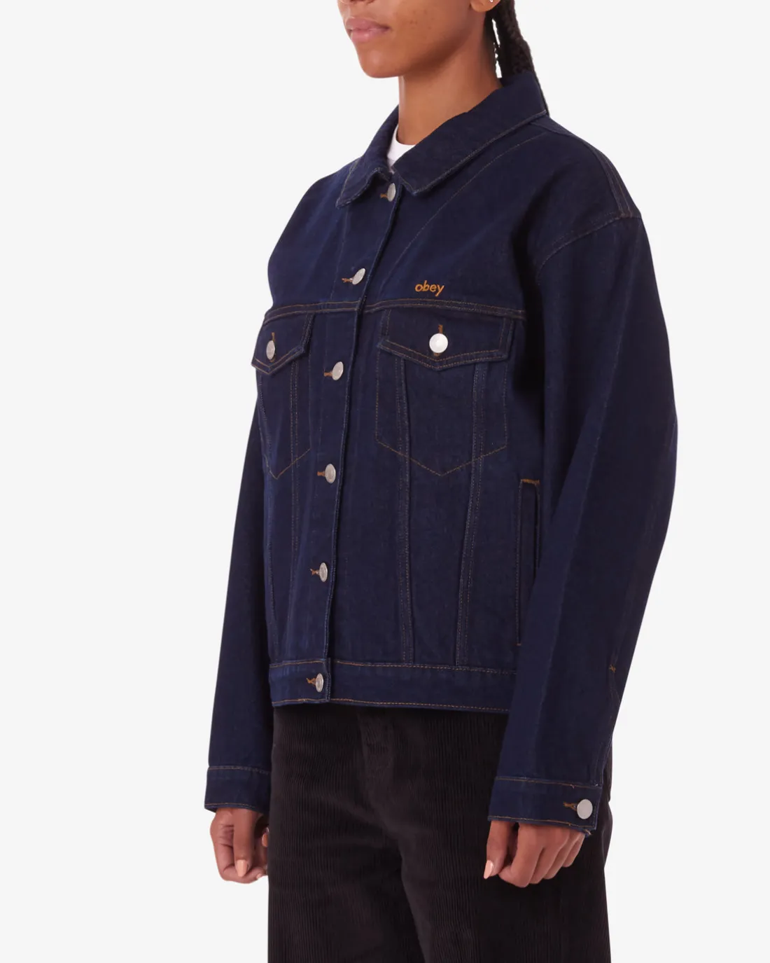 Hot JUNIPER OVERSIZED TRUCKER Women Denim|Jackets