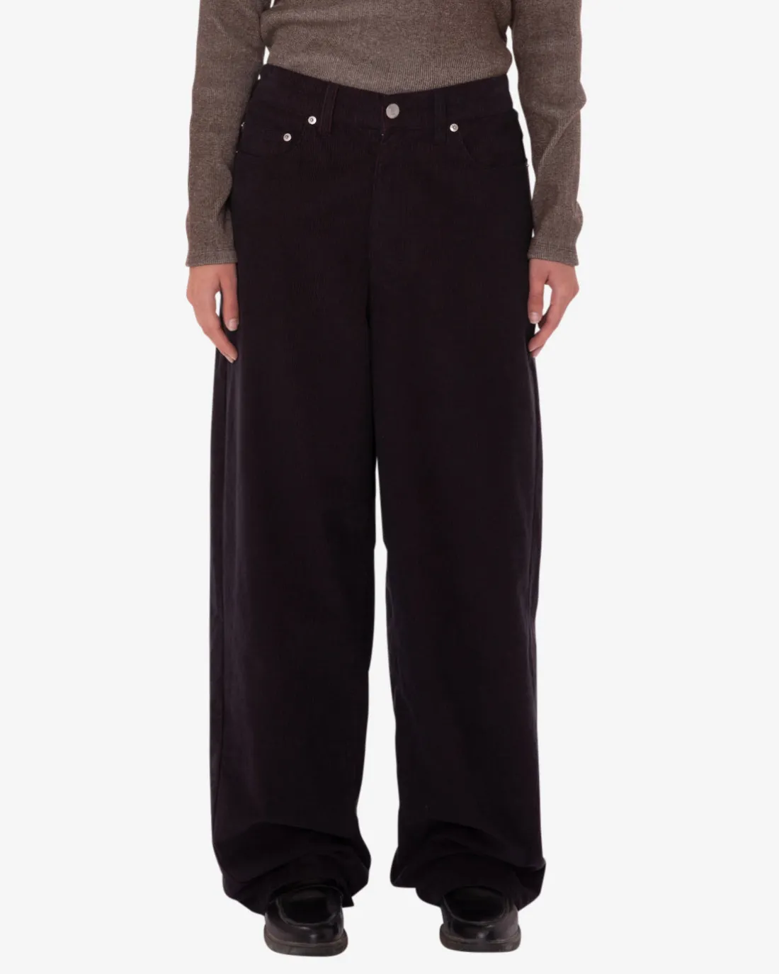 Discount LEAH BAGGY 2-TONE CORD PANT Women Pants