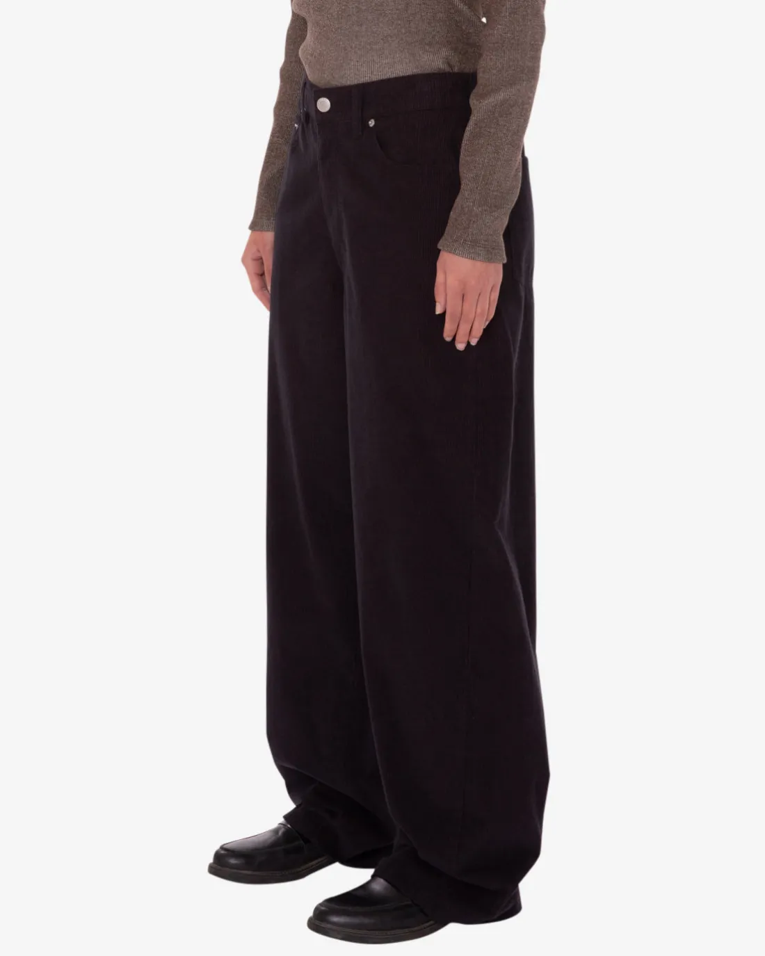 Discount LEAH BAGGY 2-TONE CORD PANT Women Pants