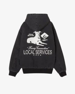 Online LOCAL SERVICE ZIP UP HOOD Jackets