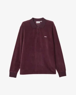 Hot LOOP VELOUR LS POLO Knits