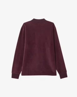 Hot LOOP VELOUR LS POLO Knits