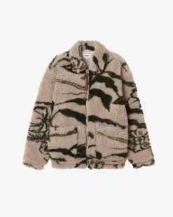 Discount MUSHROOM SHERPA JACKET Jackets