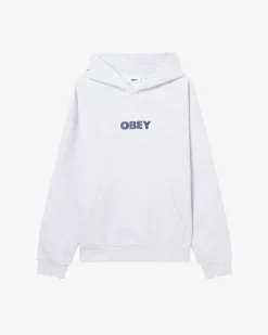 New OBEY BOLD EXTRA HEAVY PULLOVER Pullover Hood