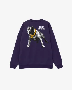 Clearance OBEY NO ONE PREMIUM CREWNECK Crew