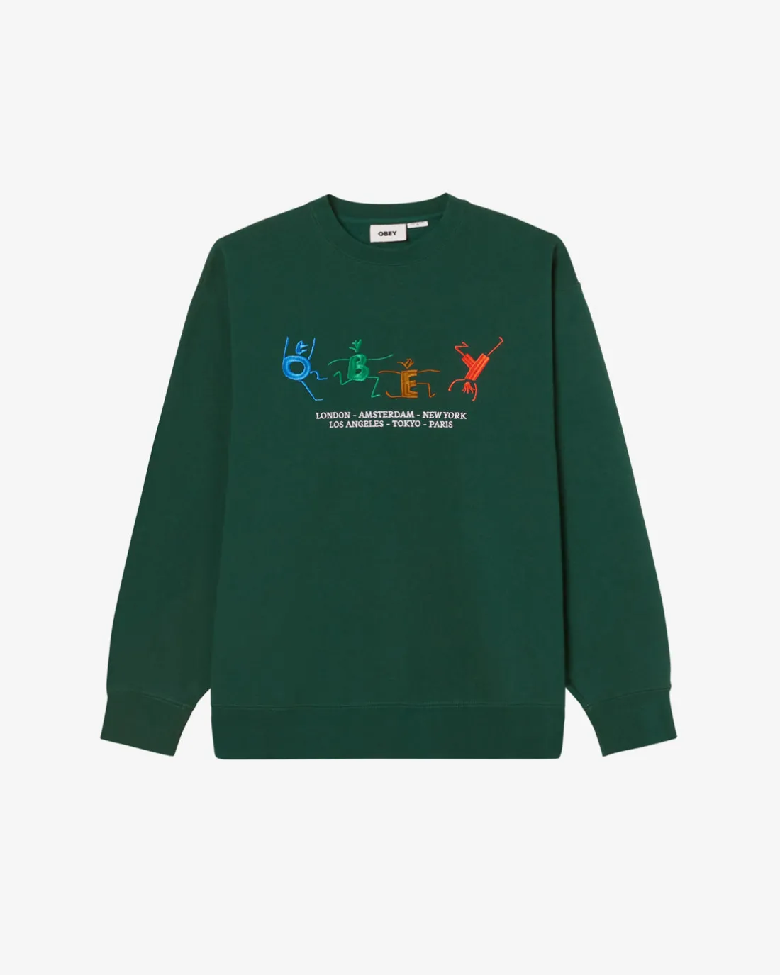 Clearance OBEY PEOPLE CREWNECK Crew
