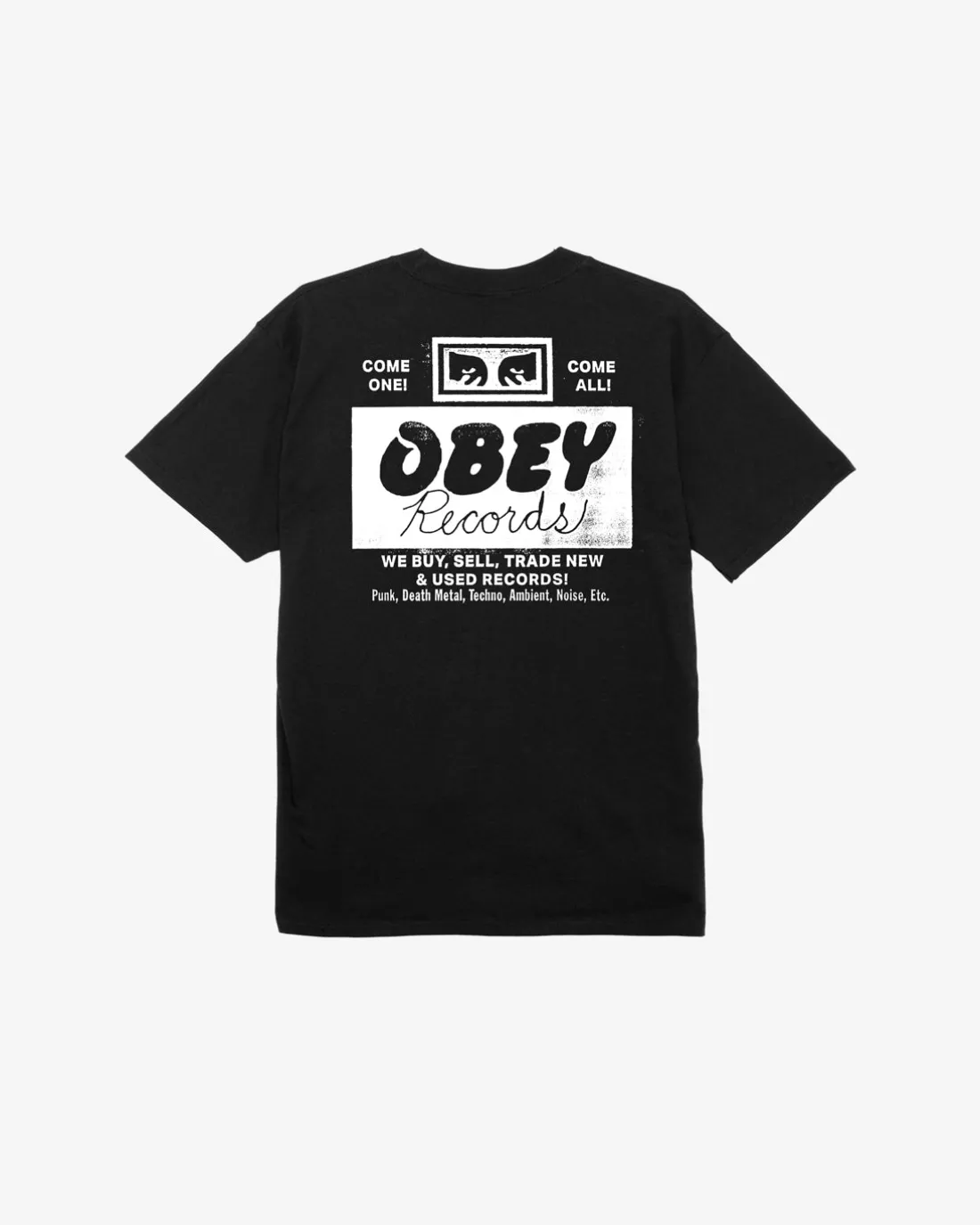 Clearance OBEY RECORDS BUY, SELL, TRADE CLASSIC T-SHIRT Classic