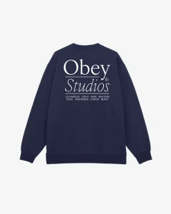 New OBEY STUDIOS PREMIUM CREWNECK Crew