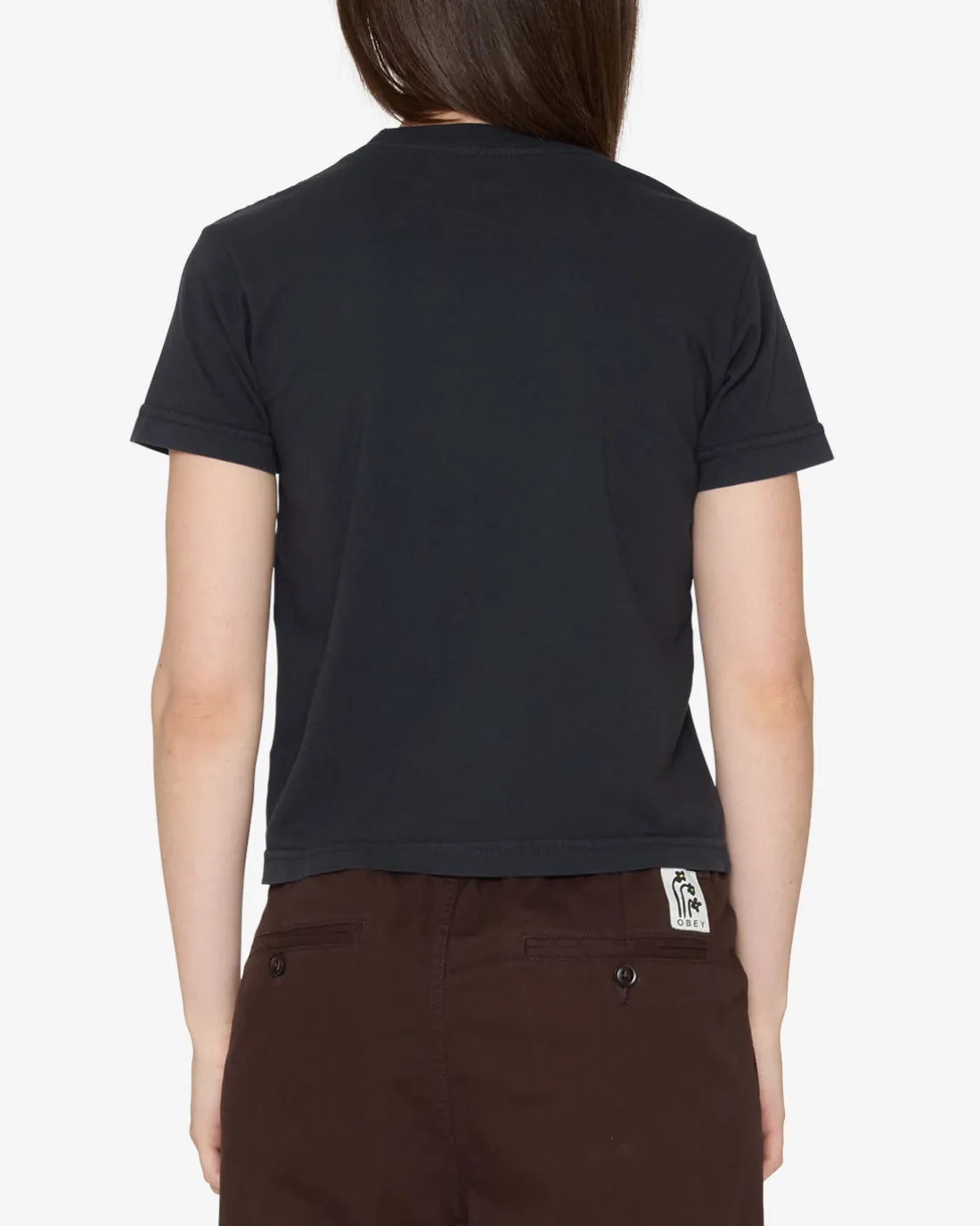 New OBEY TV KAYLIN T-SHIRT Women T-Shirts