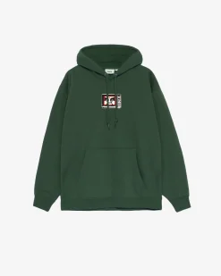 New OBEY TV PREMIUM PULLOVER Pullover Hood