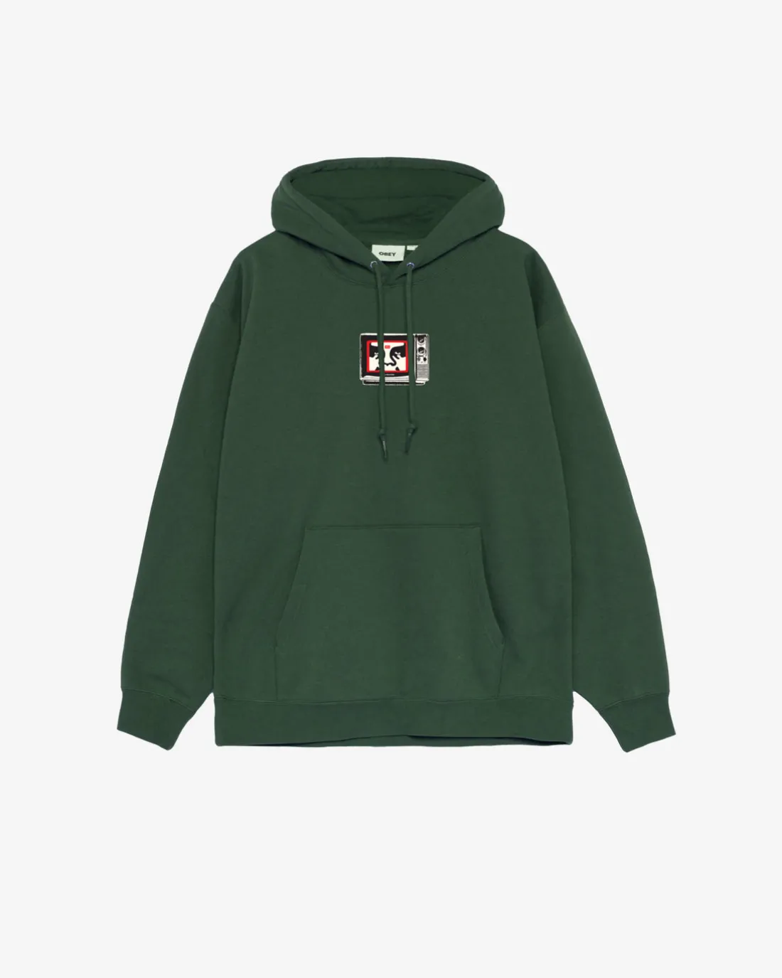 New OBEY TV PREMIUM PULLOVER Pullover Hood