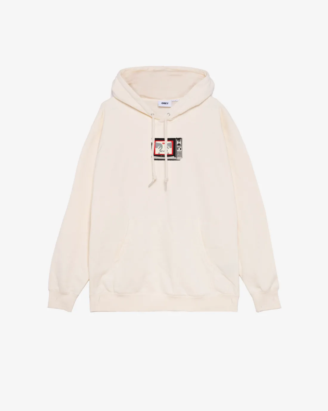 New OBEY TV PREMIUM PULLOVER Pullover Hood