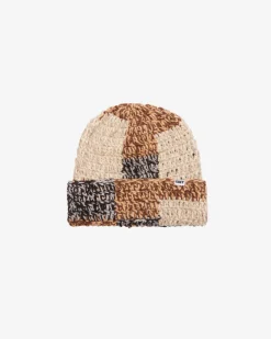 Outlet PATCHWORK RIB BEANIE Headwear
