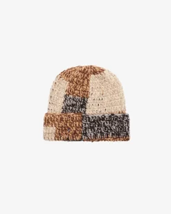 Outlet PATCHWORK RIB BEANIE Headwear