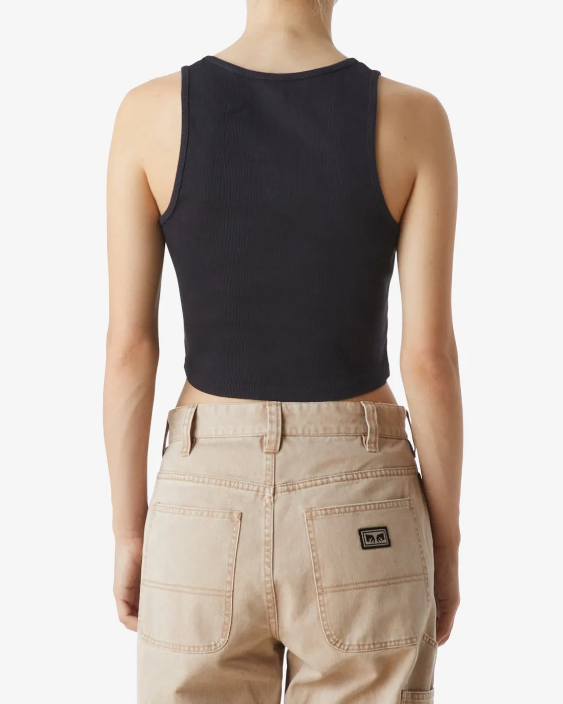 New RECORDS TAG RIB TANK Women T-Shirts