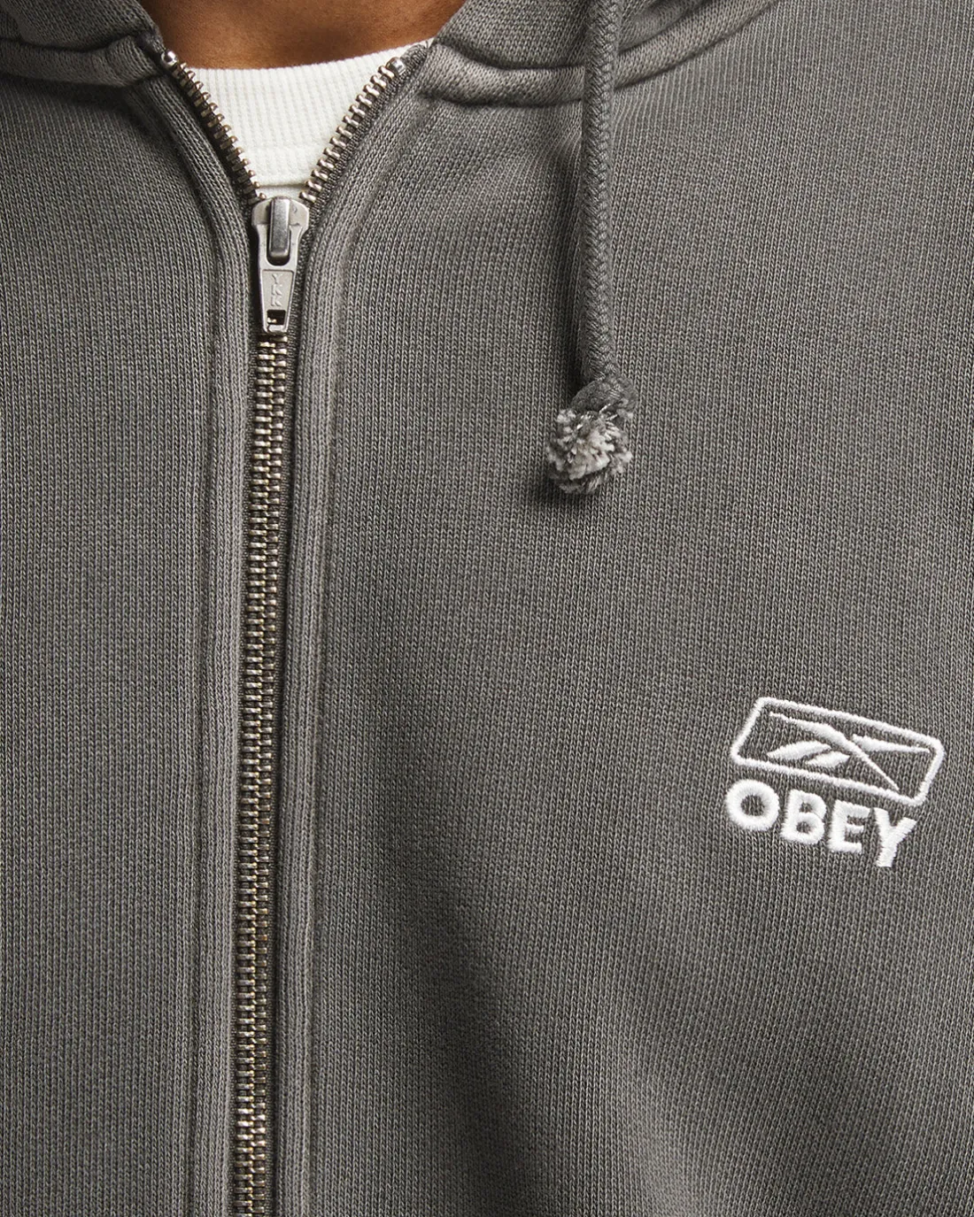 Online REEBOK x OBEY ZIP HOOD Pullover Hood