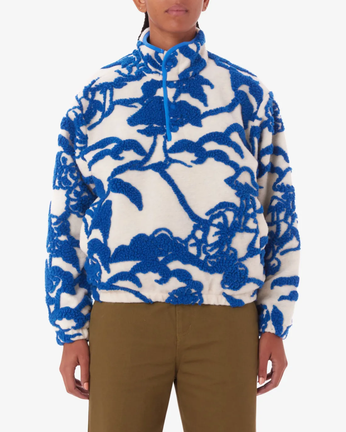 Outlet SCENIC MOCK NECK PULLOVER Women Jackets