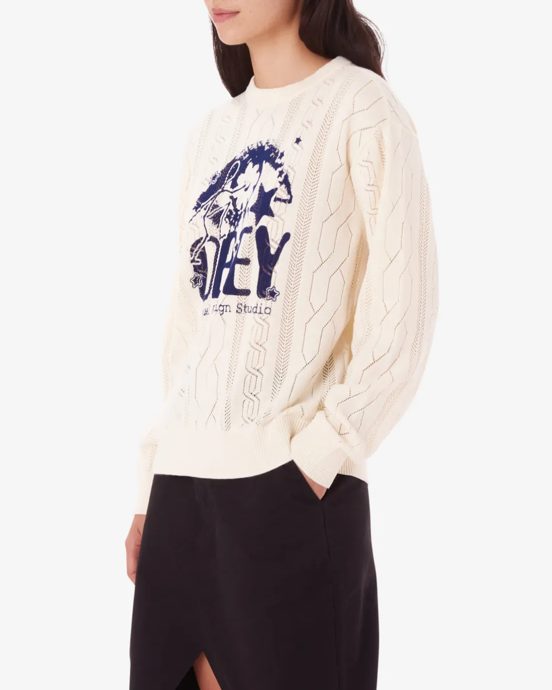 Outlet STUDIO CREWNECK SWEATER Women Sweaters