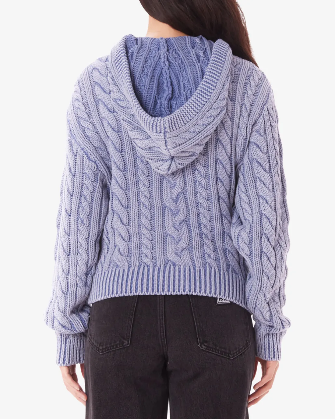 Sale SUNSET FADE ZIP HOOD SWEATER Women Sweaters