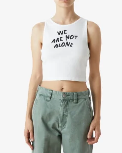 Outlet WE ARE NOT ALONE RIB TANK Women T-Shirts