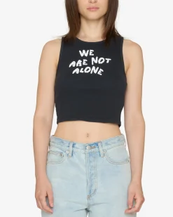 Outlet WE ARE NOT ALONE RIB TANK Women T-Shirts