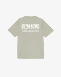 Hot WORLDWIDE POWER & EQUALITY HEAVYWEIGHT T-SHIRT Heavyweight